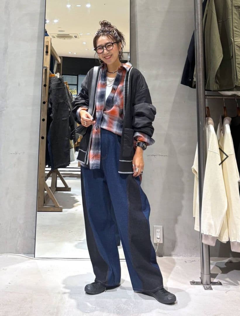 Lサイズ【完売品】be with M Misayデニムパンツ インディゴ