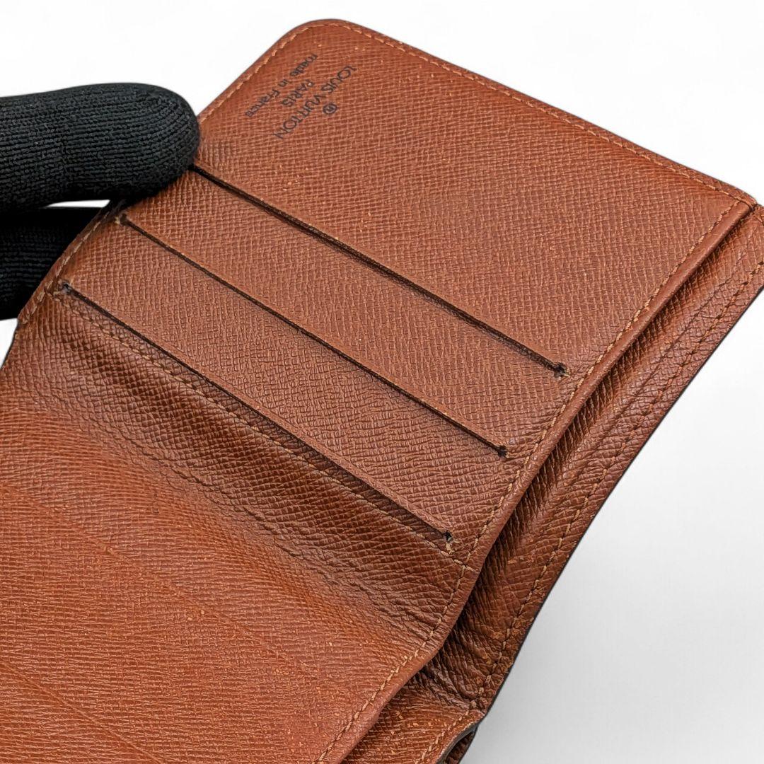 美品 ルイヴィトン モノグラム コンパクトジップ 折り財布 ①