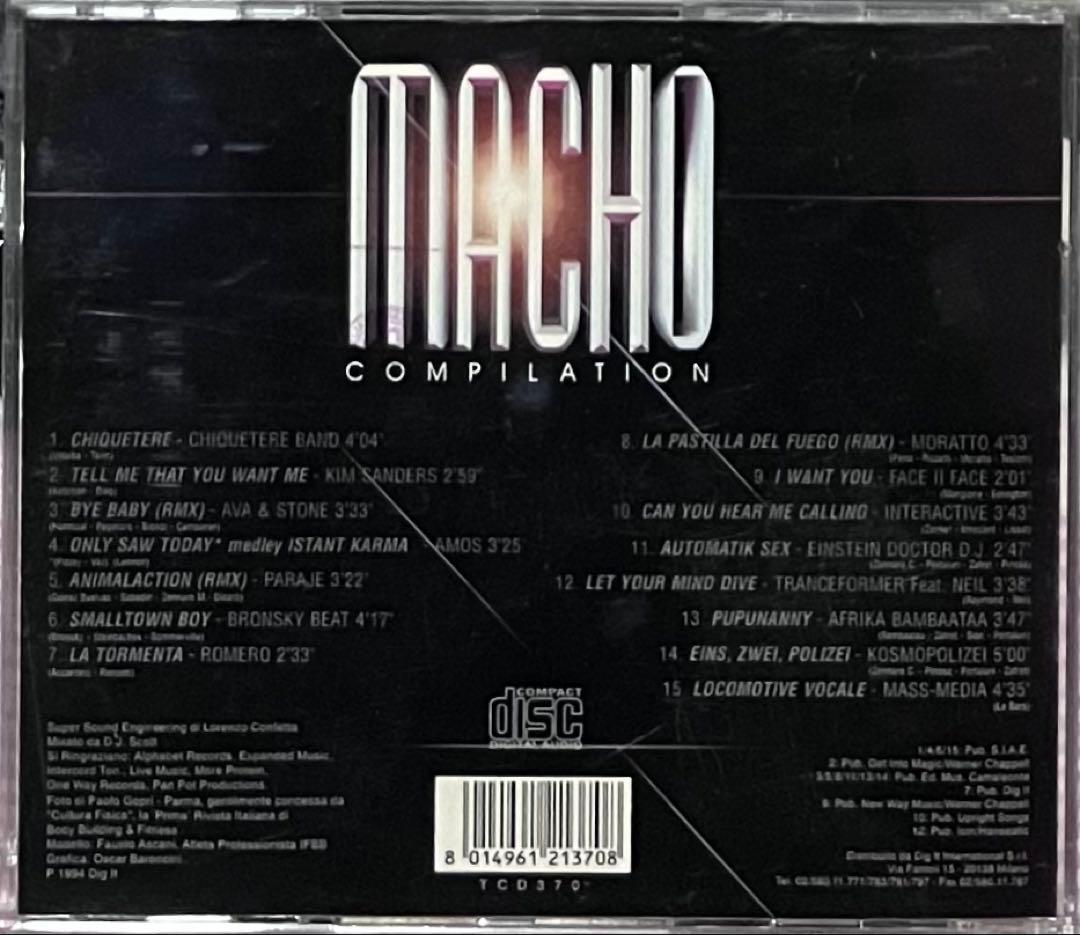 洋楽 Macho Compilation Euro House Italodance