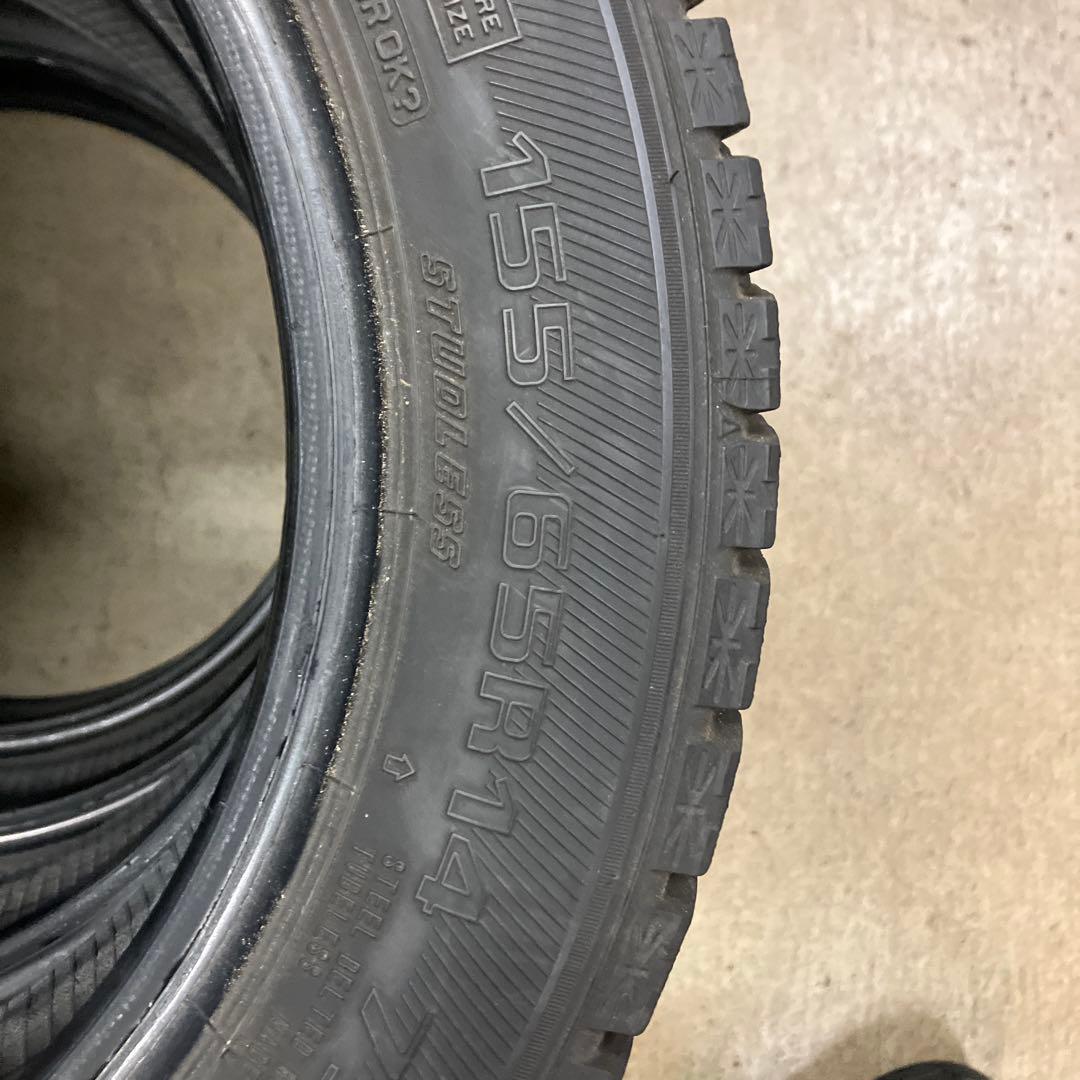 155/65R14 4本セット グッドイヤーICENAVI6冬タイヤ全国送料無料