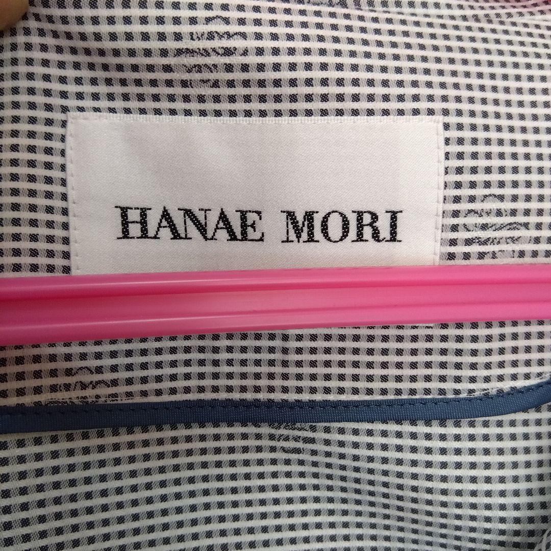 美品★ハナエ モリ HANAE MORI 千鳥格子 スプリングコート 40