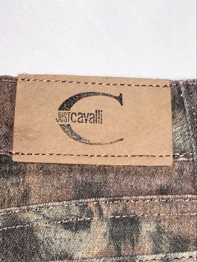 パンツ 2000s Just Cavalli leopard pants