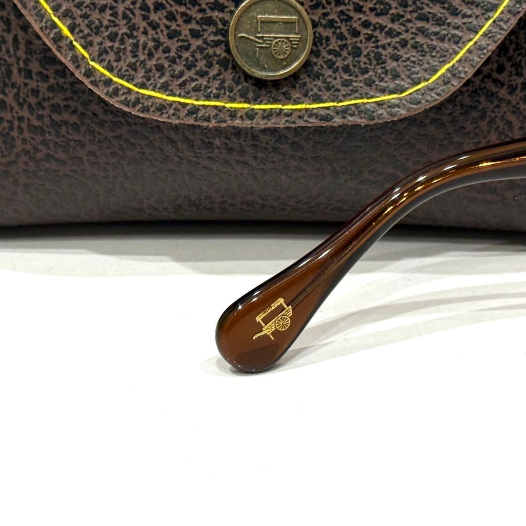 【極美品】正規品 モスコット レムトッシュ 46 ブラウン新品調光ブラウンレンズ