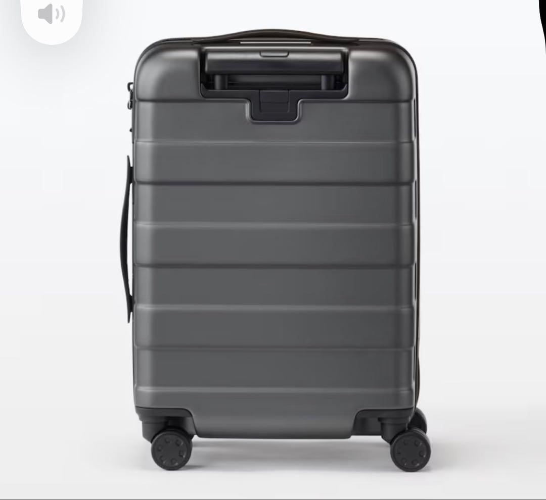 新品　無印　キャリーケース　36L グレー