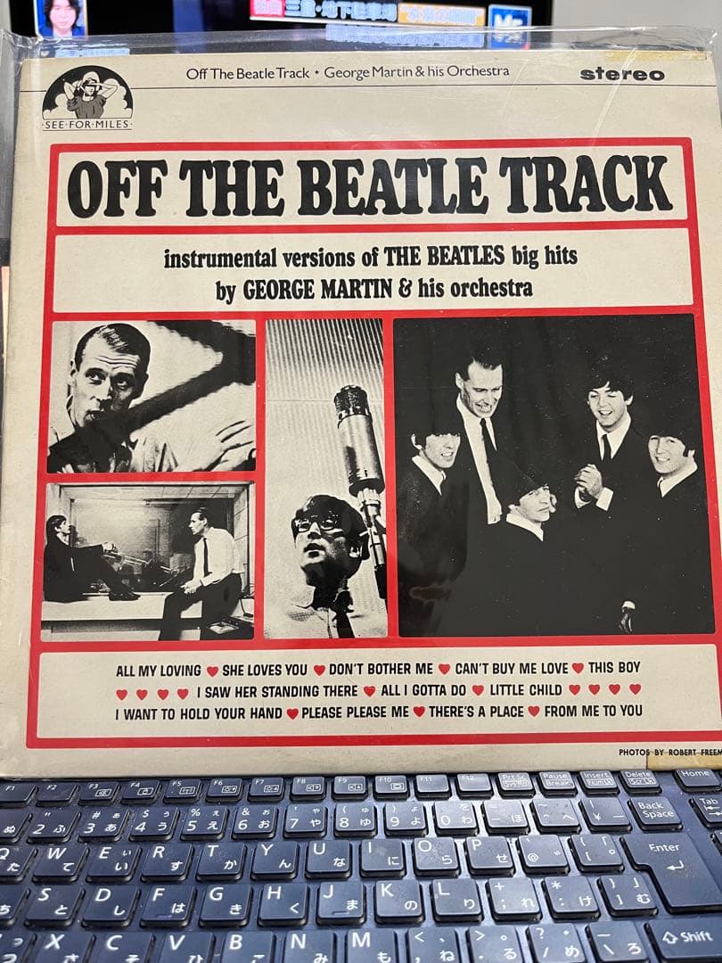 値引きしました。‼️LPレコード。ビートルズの音楽の先生のジョーズマーティンのLP