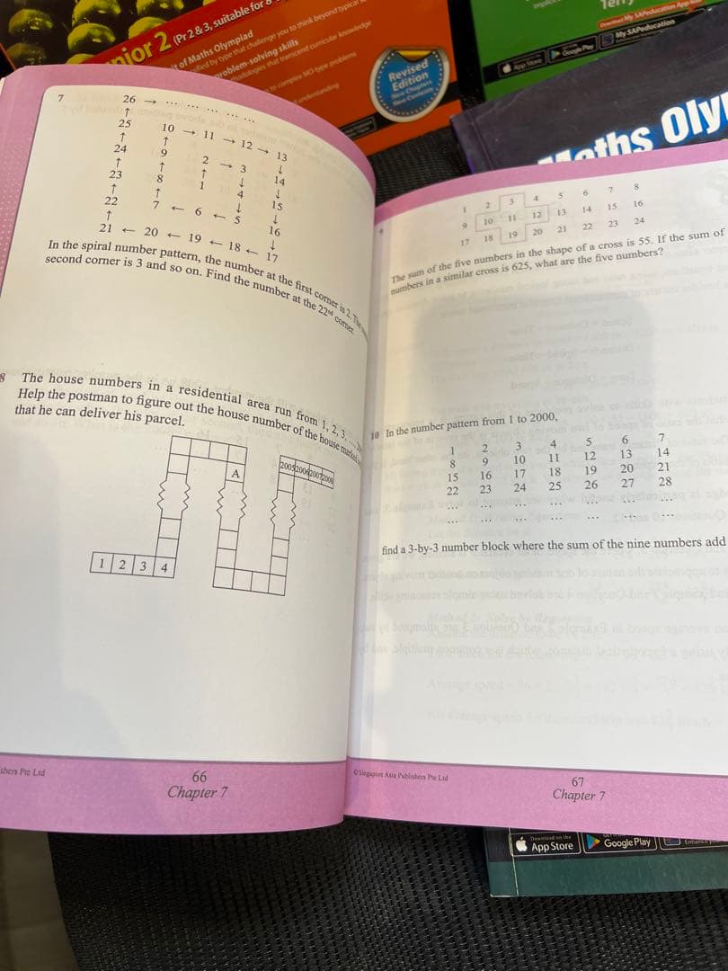 洋書　Maths Olympiad 5冊 Sap Education 未使用