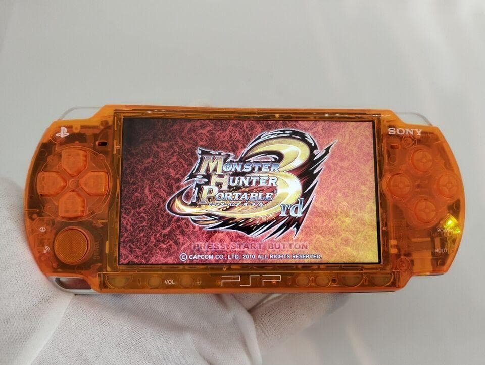 PSP 2000 すぐ遊べるセット【美品・カスタム】オレンジ