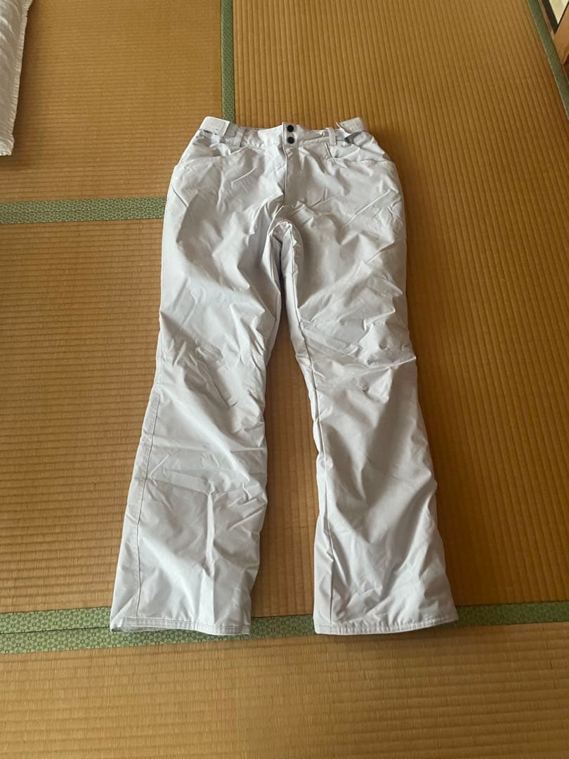 スノーウェア上下セット（白紫）