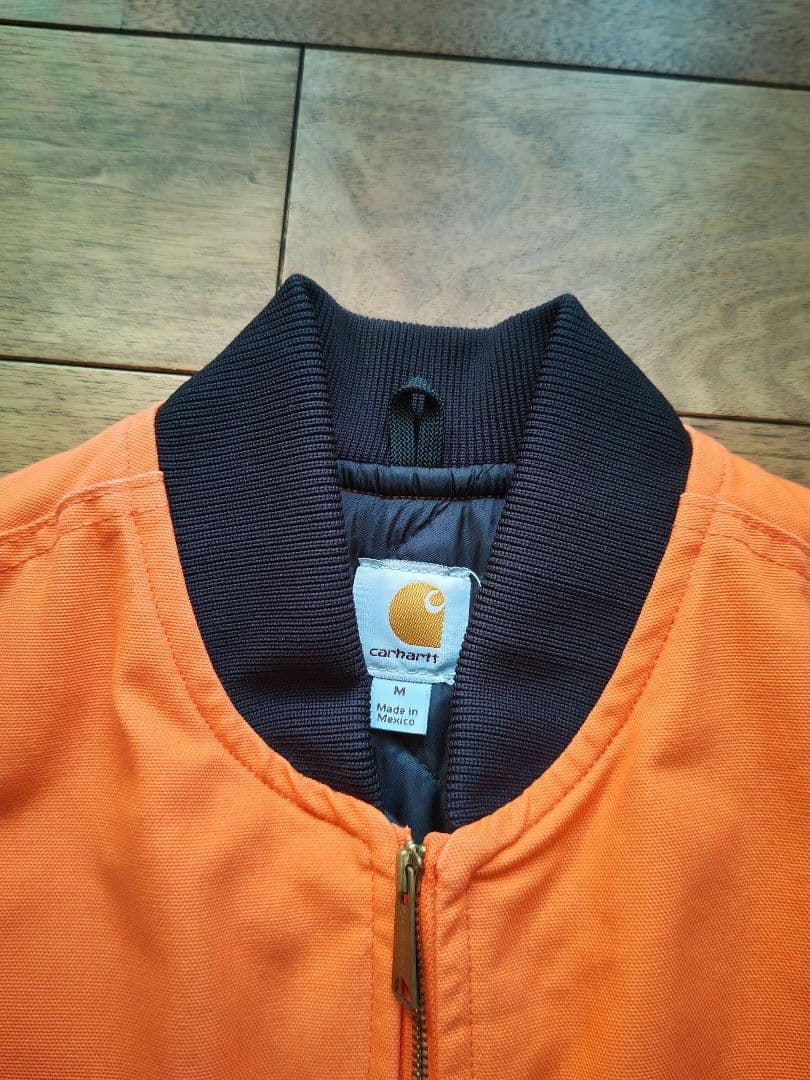 carhartt カーハート ダック ベスト オレンジ　ダブルニー　デトロイト