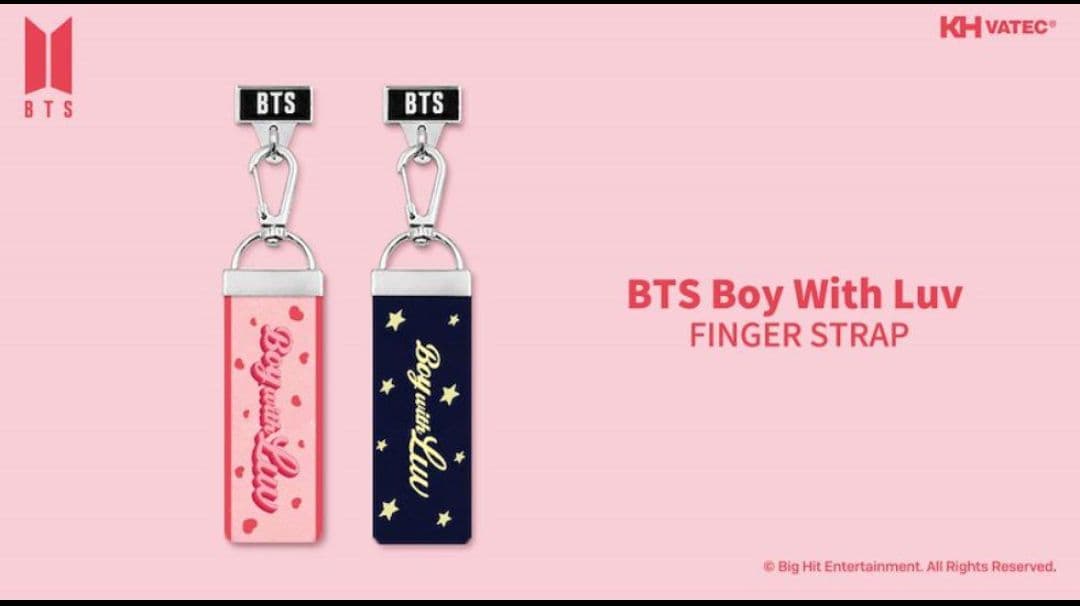 防弾少年団 BTS Boy With Luv Finger Strap