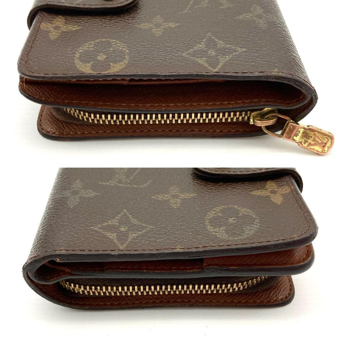 ルイヴィトン モノグラム コンパクトジップ 短財布 二つ折り財布 Y80310