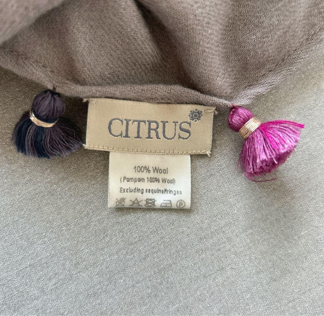未使用に近い◼️citrus◼️ストール◼️シトラス◼️ショール◼️マフラー