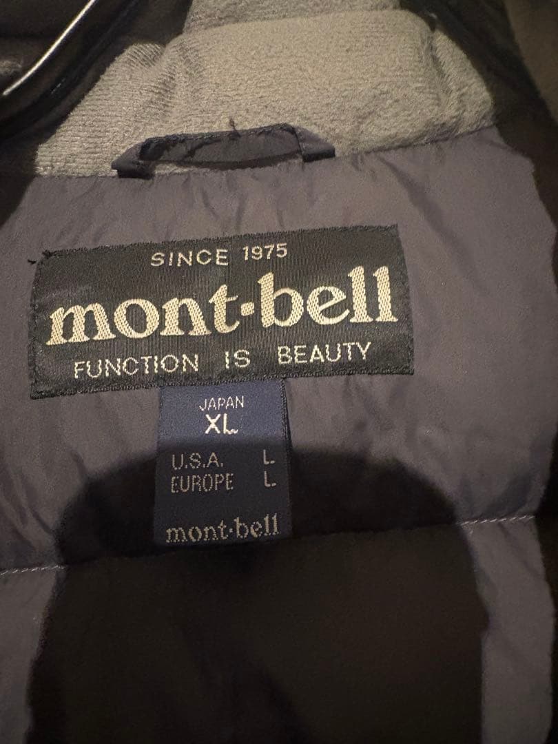 mont-bell モンベル ダウンベスト　XL