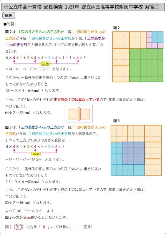 東京都立大泉高等学校附属中学校　志望校別お買い得セット