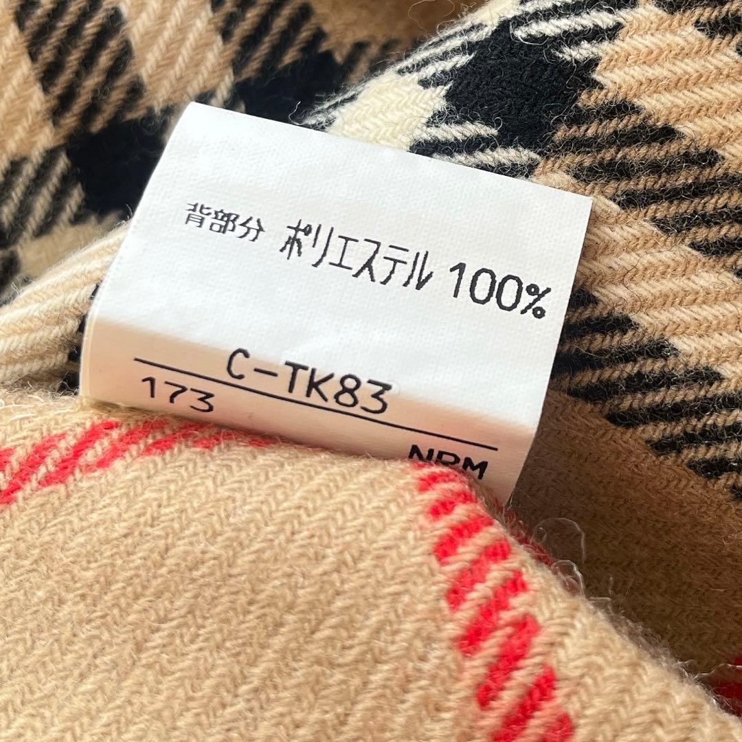 美品　バーバリー　比翼　ステンカラーコート　ライナー付き　ノバチェック　カーキ