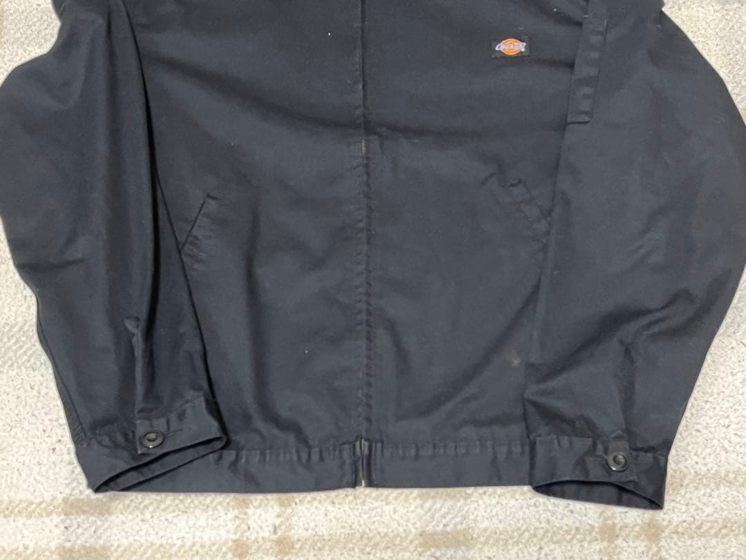 Dickiesアイゼンハワーワークジャケット短丈アメカジ黒 M