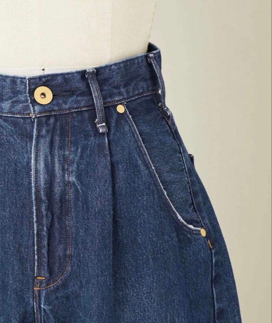 Conte Upper hightsデニムパンツNAVY S(24) コンテ