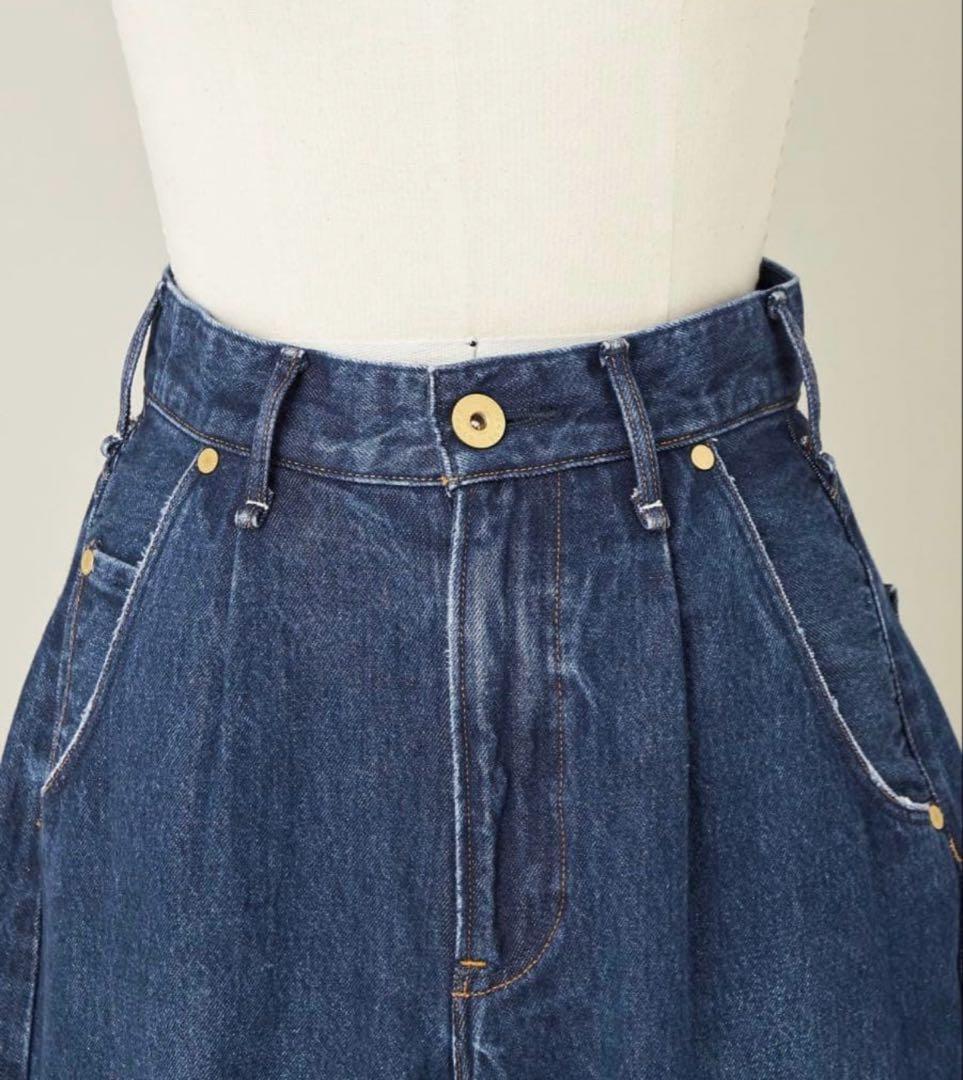 Conte Upper hightsデニムパンツNAVY S(24) コンテ
