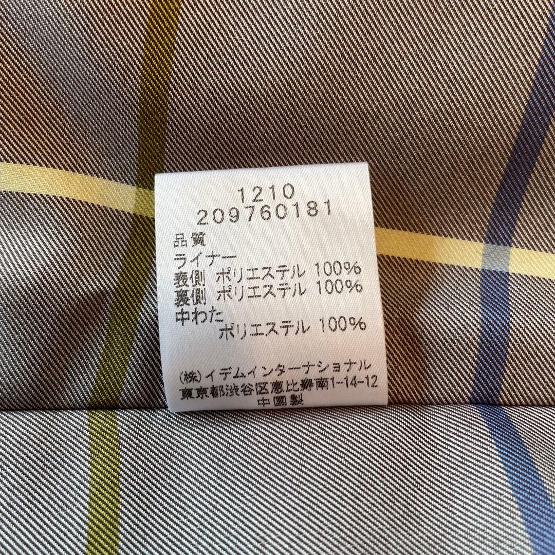 美品 ハナエモリ トレンチコート 38 M ネイビー ライナー　ベルト　通勤