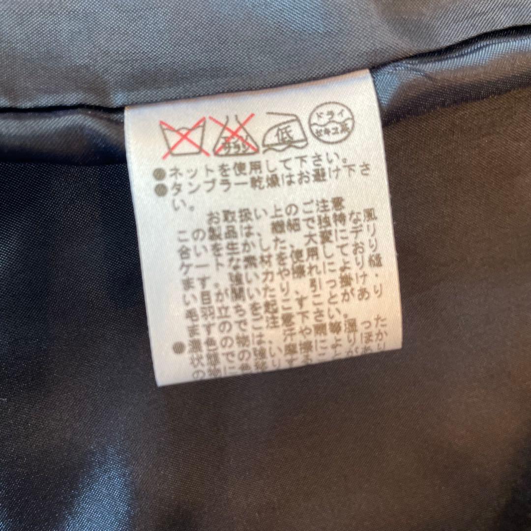 美品 ハナエモリ トレンチコート 38 M ネイビー ライナー　ベルト　通勤