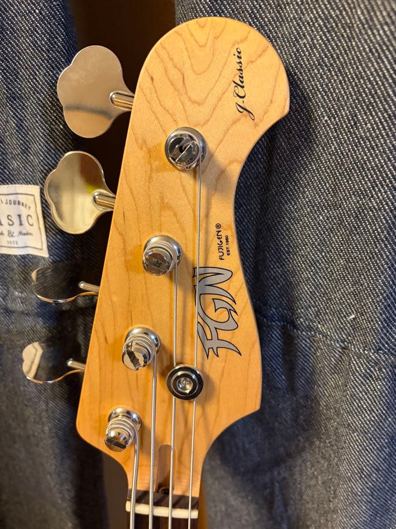 FUJIGEN JJB6R エレキベース ブラック