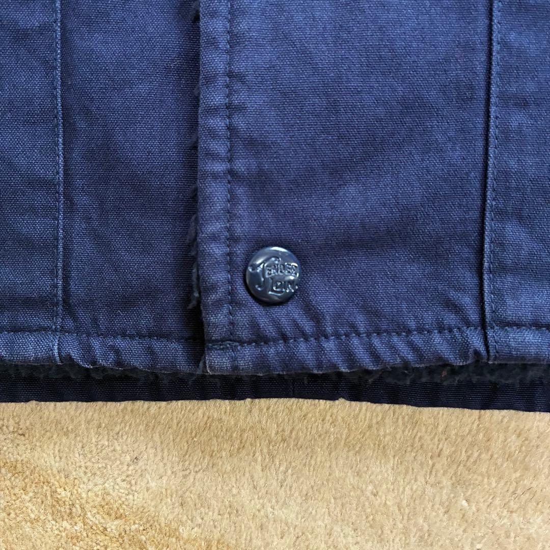 【美品】 TENDERLOIN ボアベスト ネイビー S