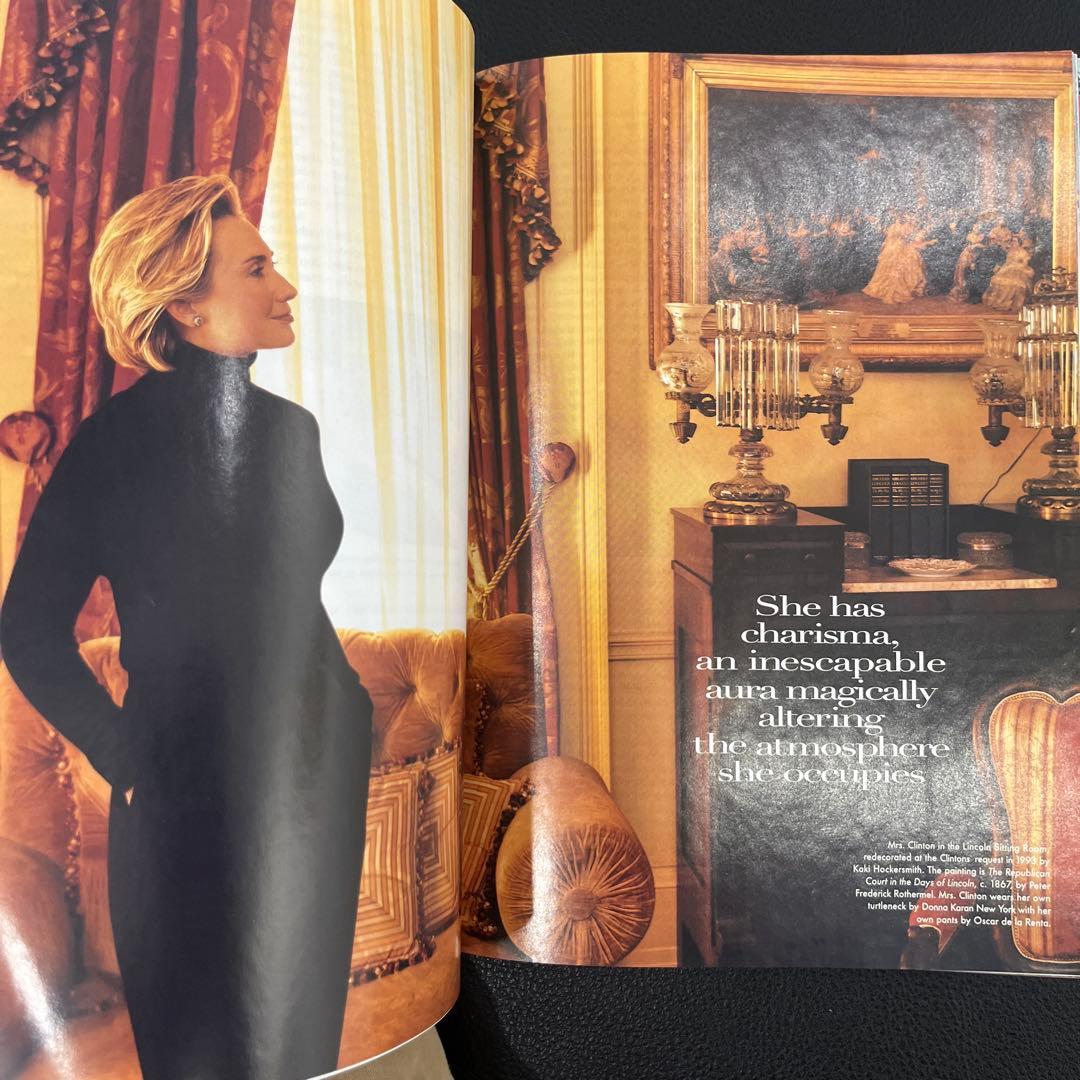 Vogue US 1998年 12月号　ヒラリー・クリントン