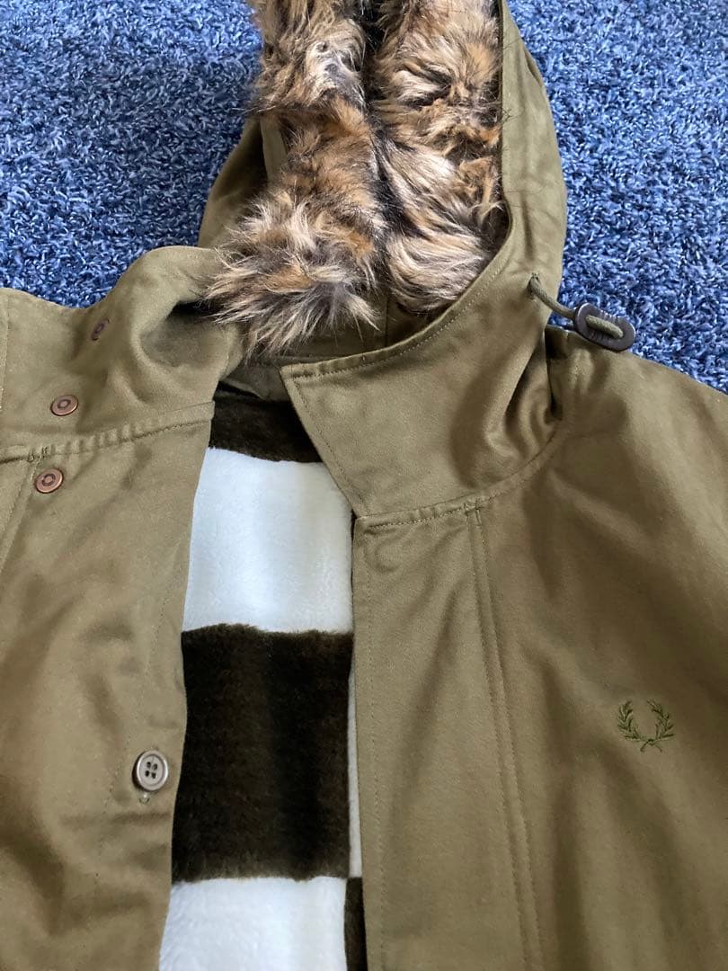 美品　FRED PERRY モッズコート カーキ　オリーブ