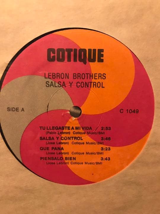 洋楽 lebron brothers/salsa y control