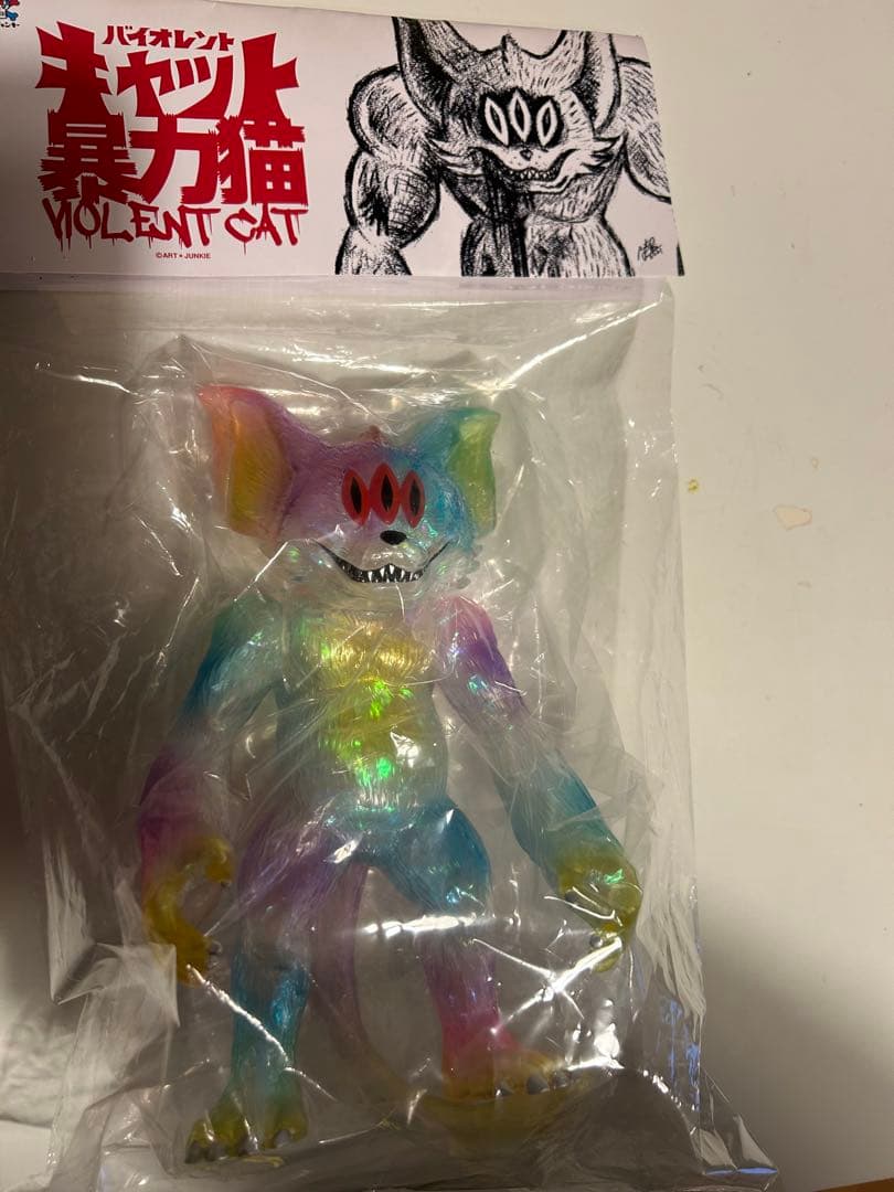 バイオレントキャット　アートジャンキー　ソフビ