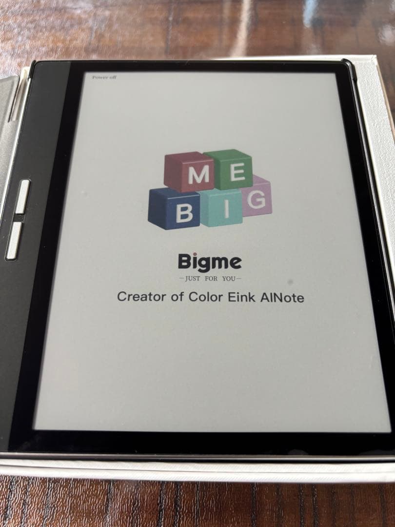 Bigme Color Eink AINote 7インチ 本体