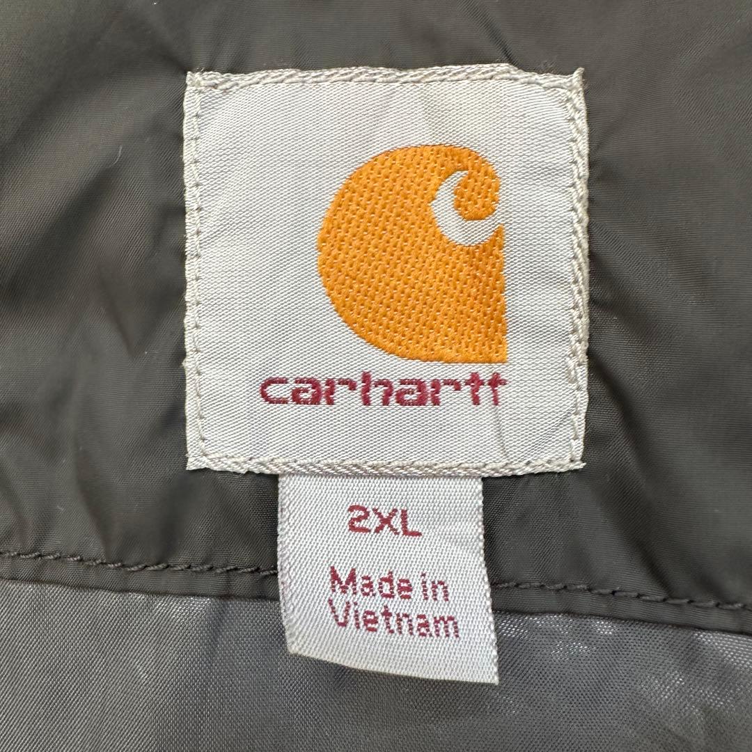 【Carhartt】カーハート（2XL）ギリアムベスト＊企業ロゴ＊中綿＊ナイロン