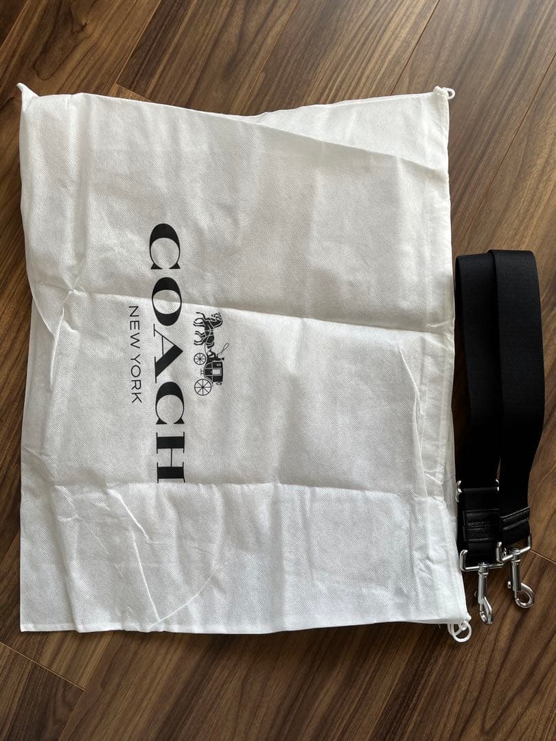 レザーボストンバッグ 黒【COACHコーチ】