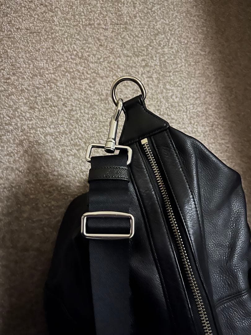 レザーボストンバッグ 黒【COACHコーチ】