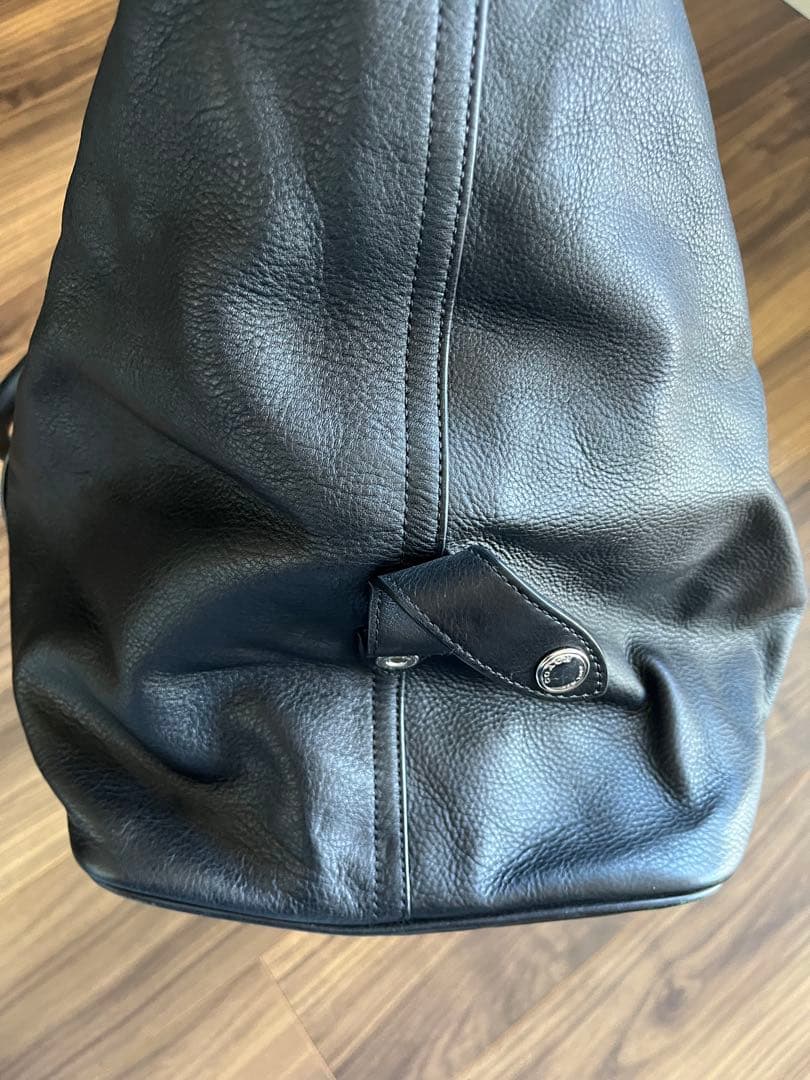レザーボストンバッグ 黒【COACHコーチ】