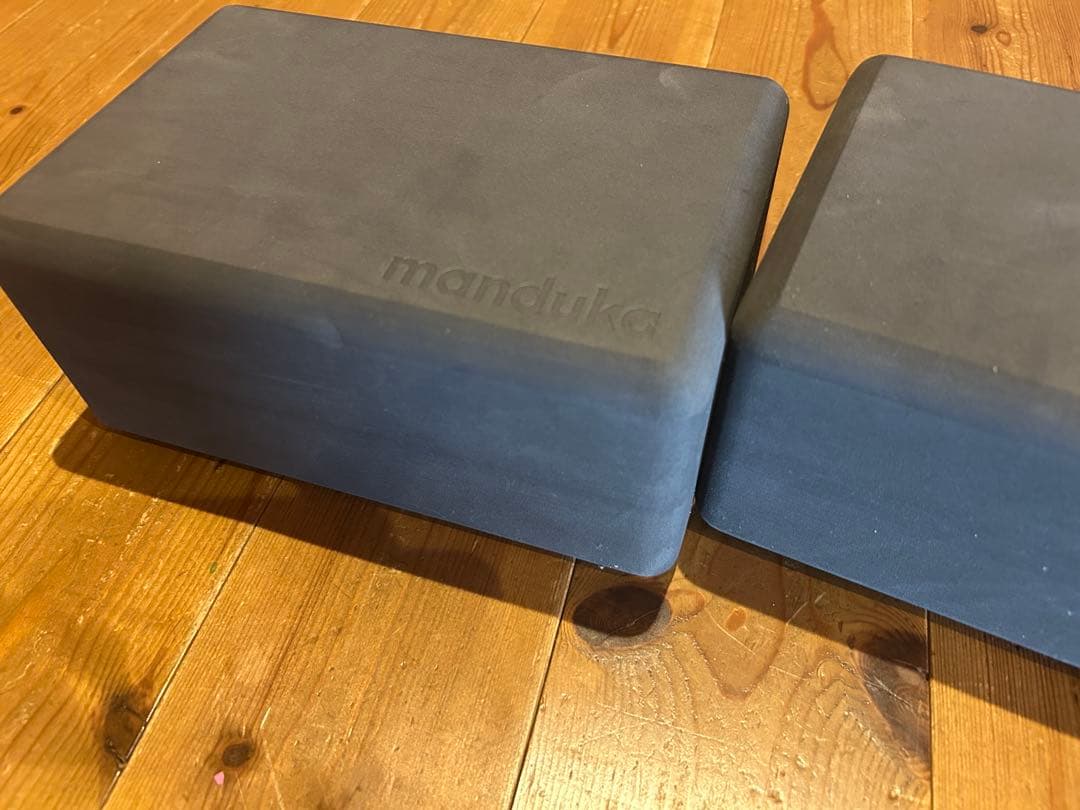 manduka ヨガブロック 2個セット グレー