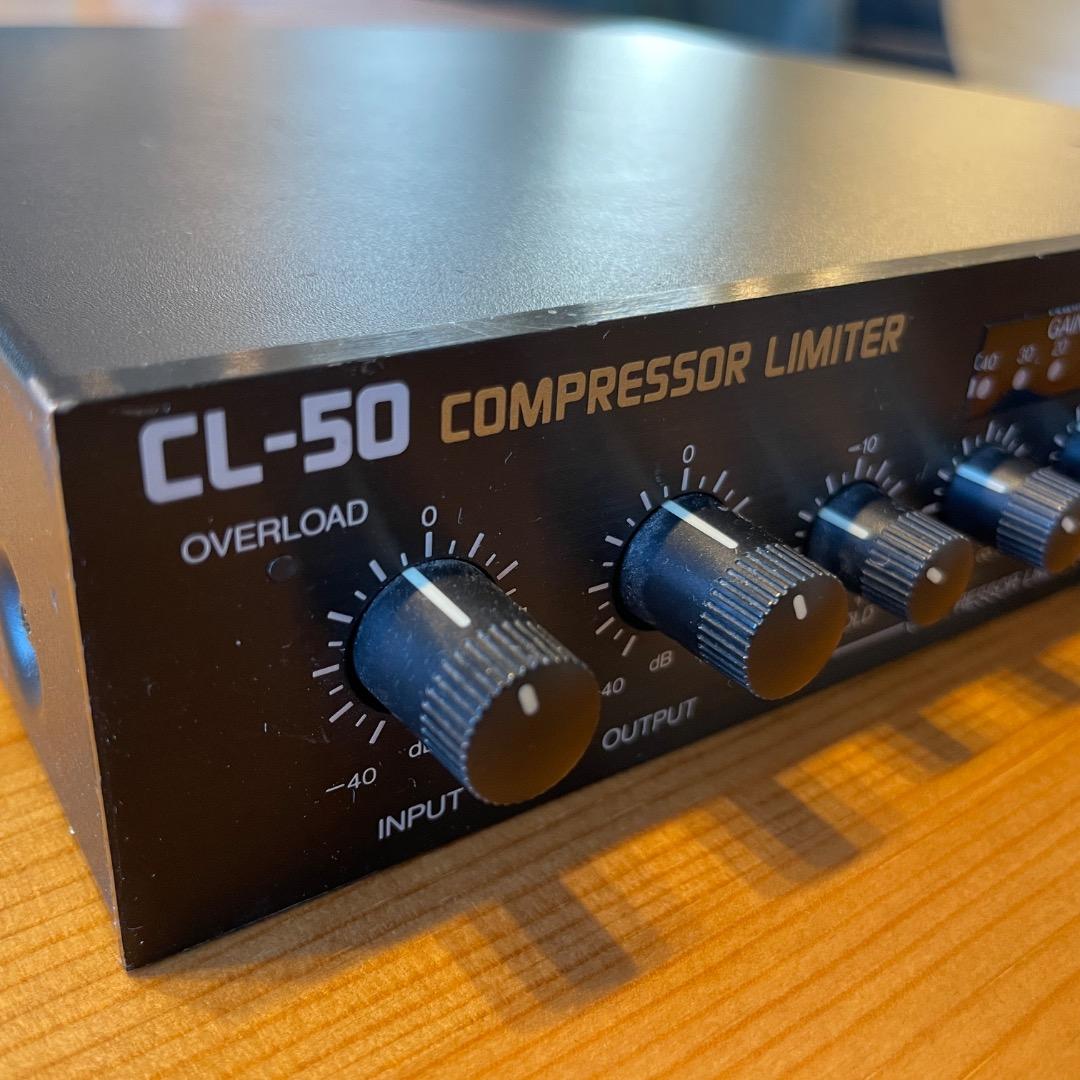 【動作品】BOSS CL-50 コンプレッサー リミッター 電源アダプタ付き