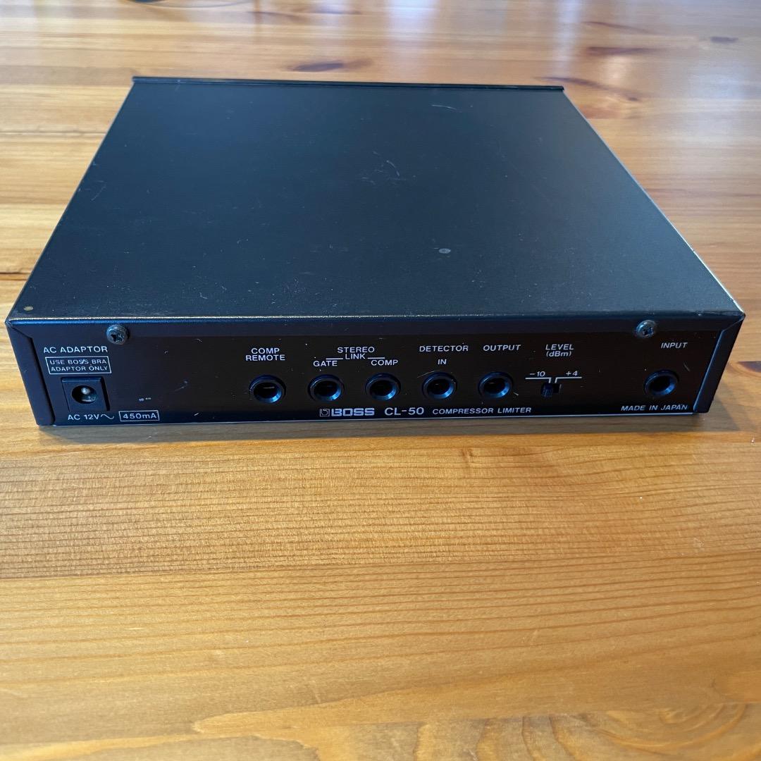 【動作品】BOSS CL-50 コンプレッサー リミッター 電源アダプタ付き