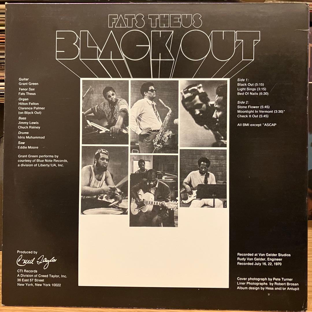 FATS THEUS / BLACK OUT レコード
