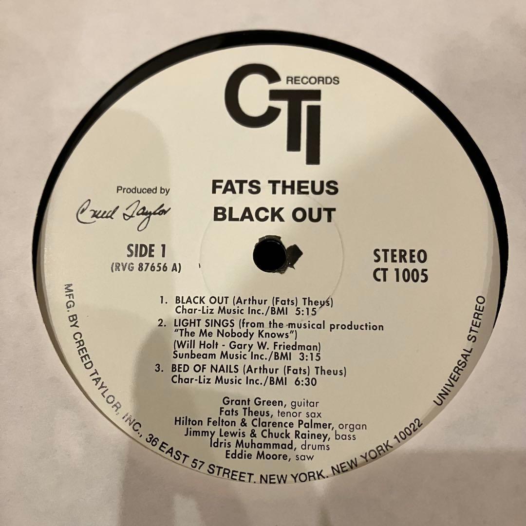 FATS THEUS / BLACK OUT レコード