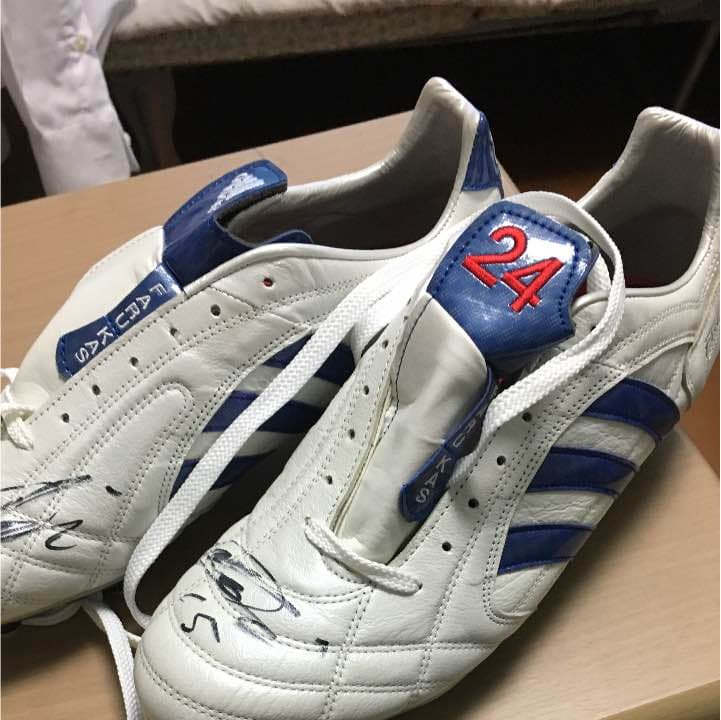 元鹿島アントラーズ 青木剛 サイン入りスパイク