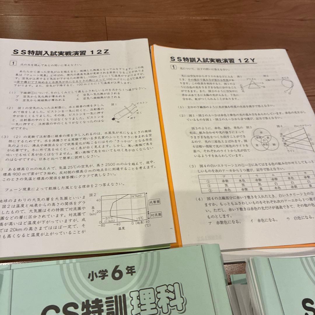 サピックス　6年　理科　SS特訓 GS 夏期　正月　講習　時事演習　フルテキスト