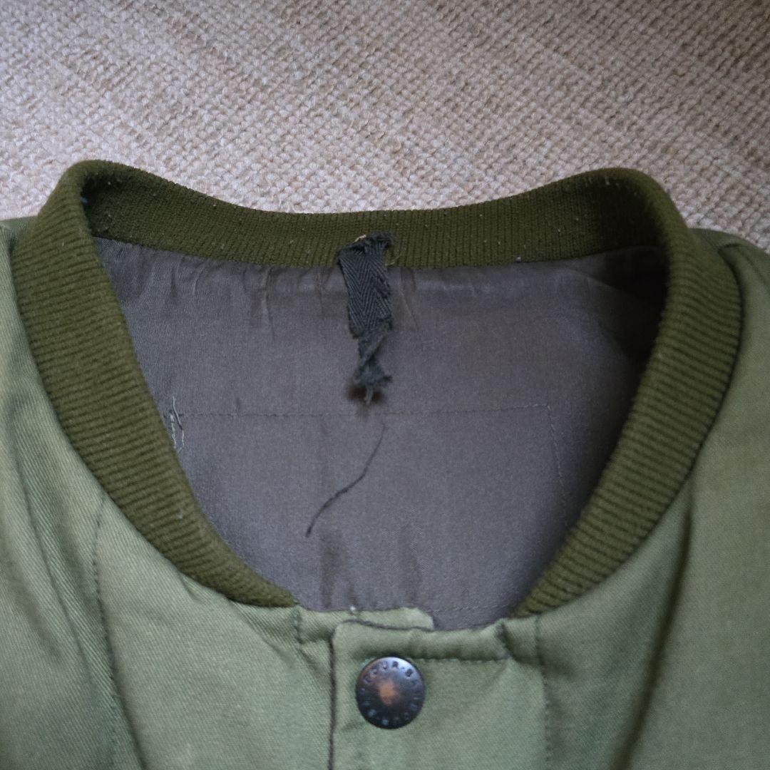 希少・英国製Barbour バブアー キルティングベスト ライナー 緑 L相当