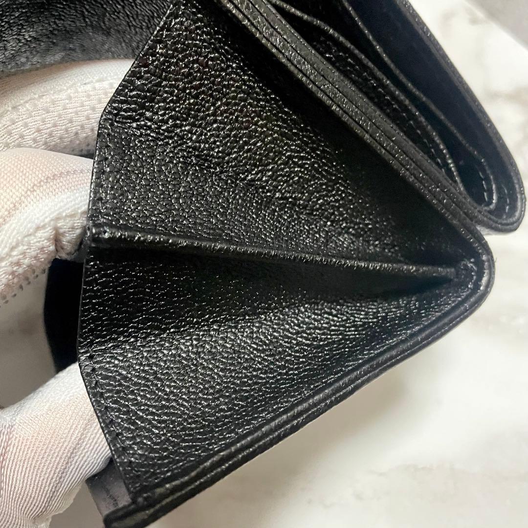 良品 CHANEL ココマーク 三つ折り財布