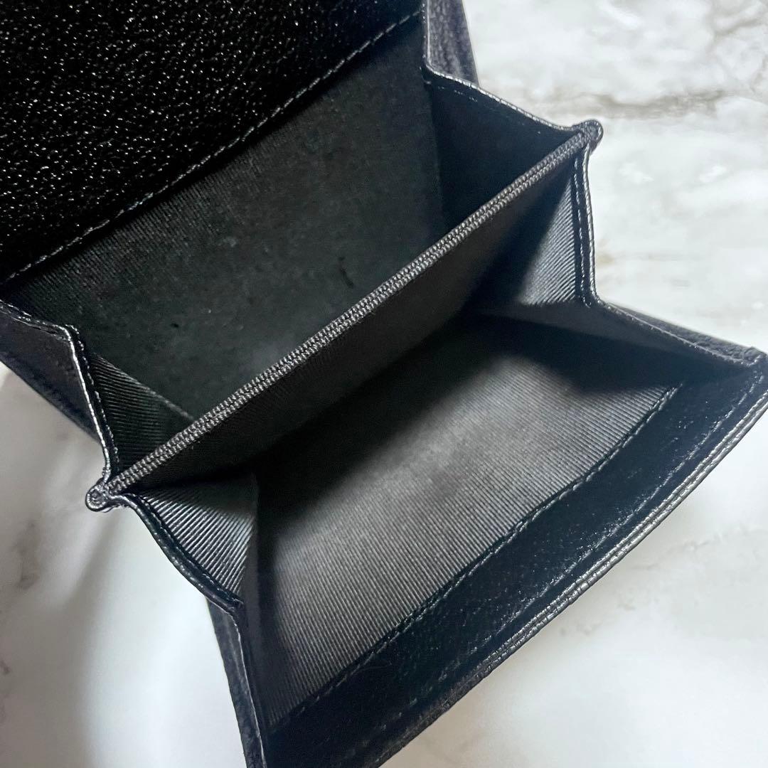 良品 CHANEL ココマーク 三つ折り財布