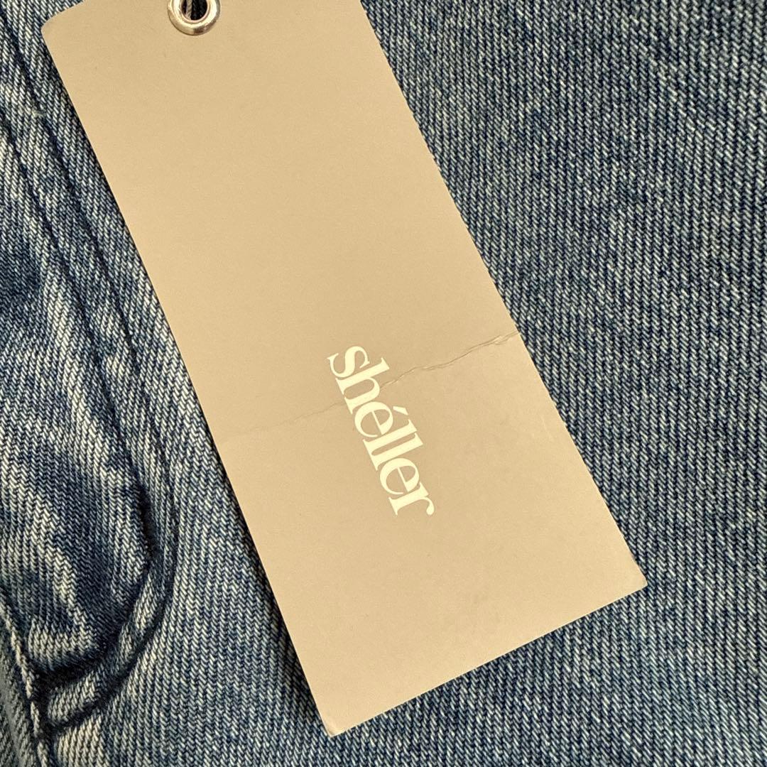 sheller ストレートデニム ライトブルー 新作タグ付き