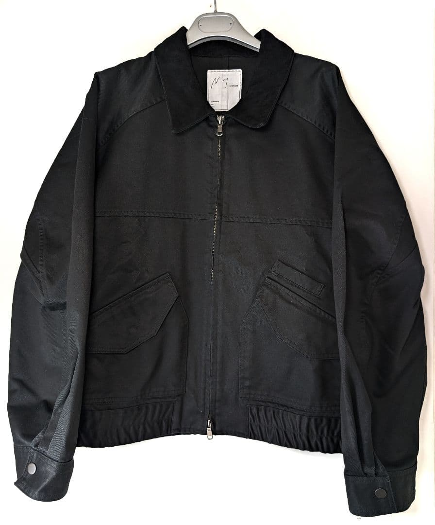ancellm ZIP BLOUSON BLACK 2 アンセルム 26ss