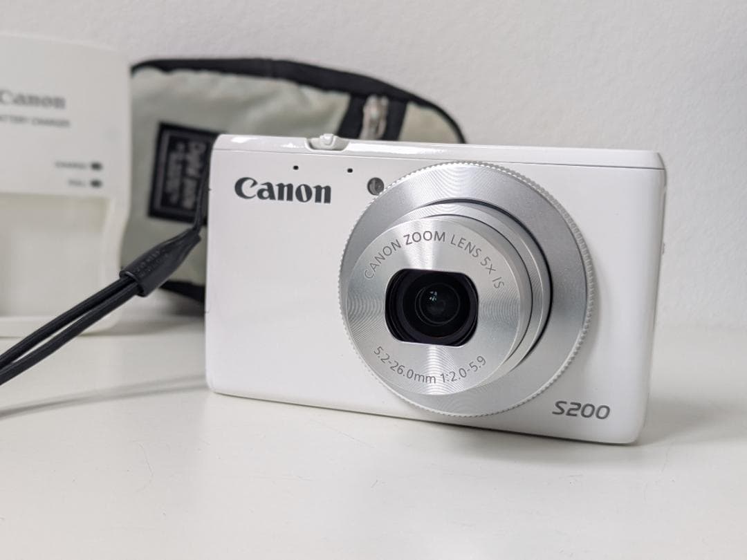 Canon PowerShot S200 ホワイト Wi-Fi