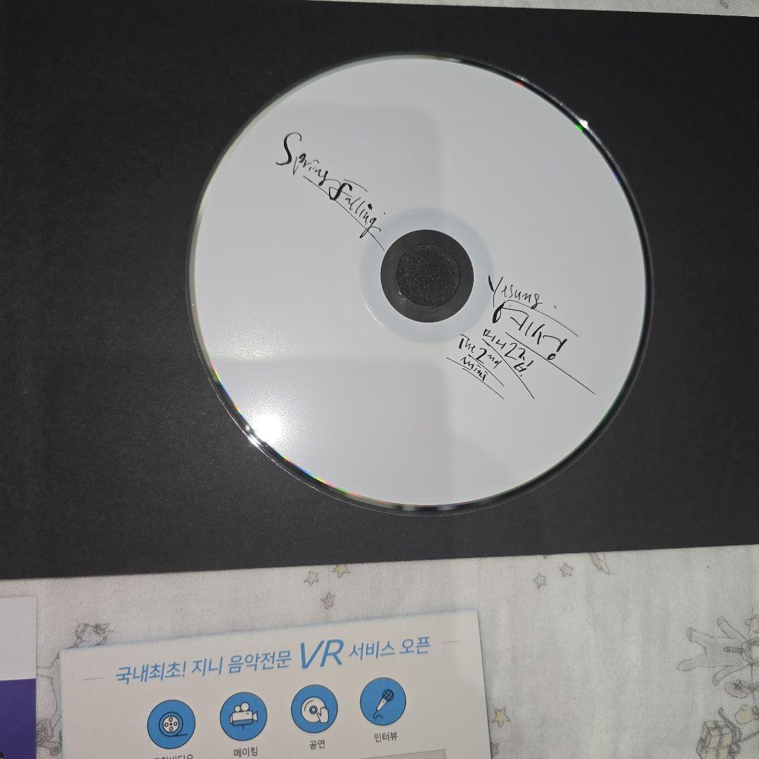 美品 YESUNG Spring Falling CD 写真集 黒 トレカ付き