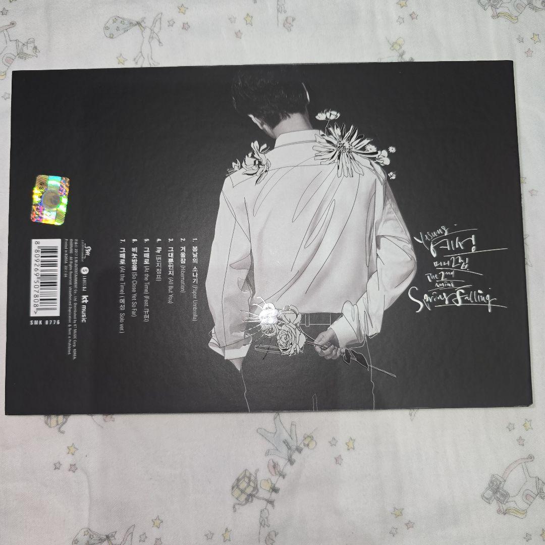美品 YESUNG Spring Falling CD 写真集 黒 トレカ付き